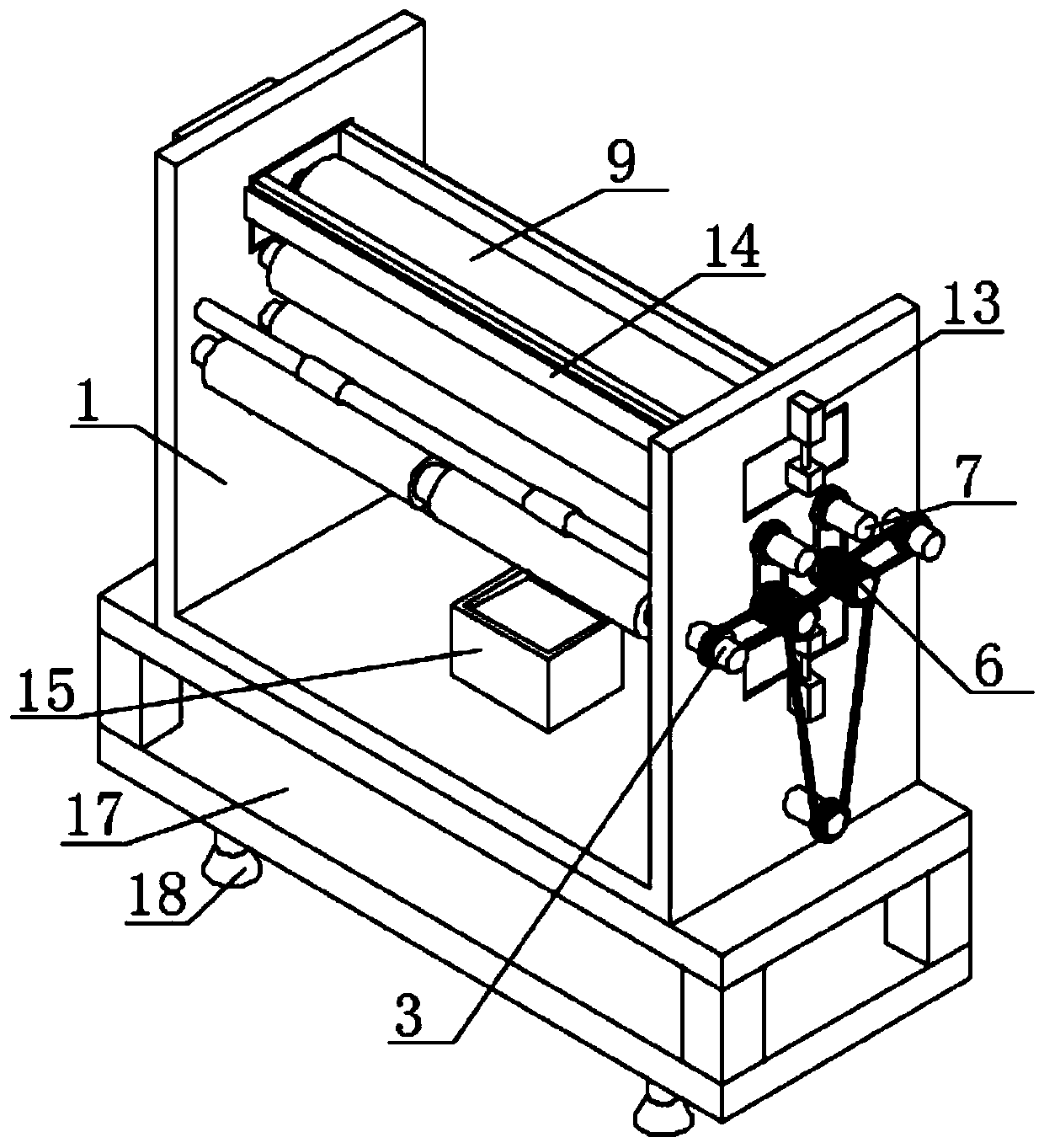 Circuit board surface cleaning device