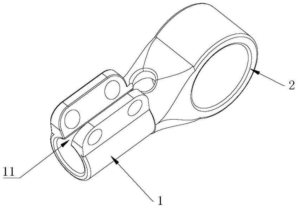 Connecting rod joint wax mold forming method