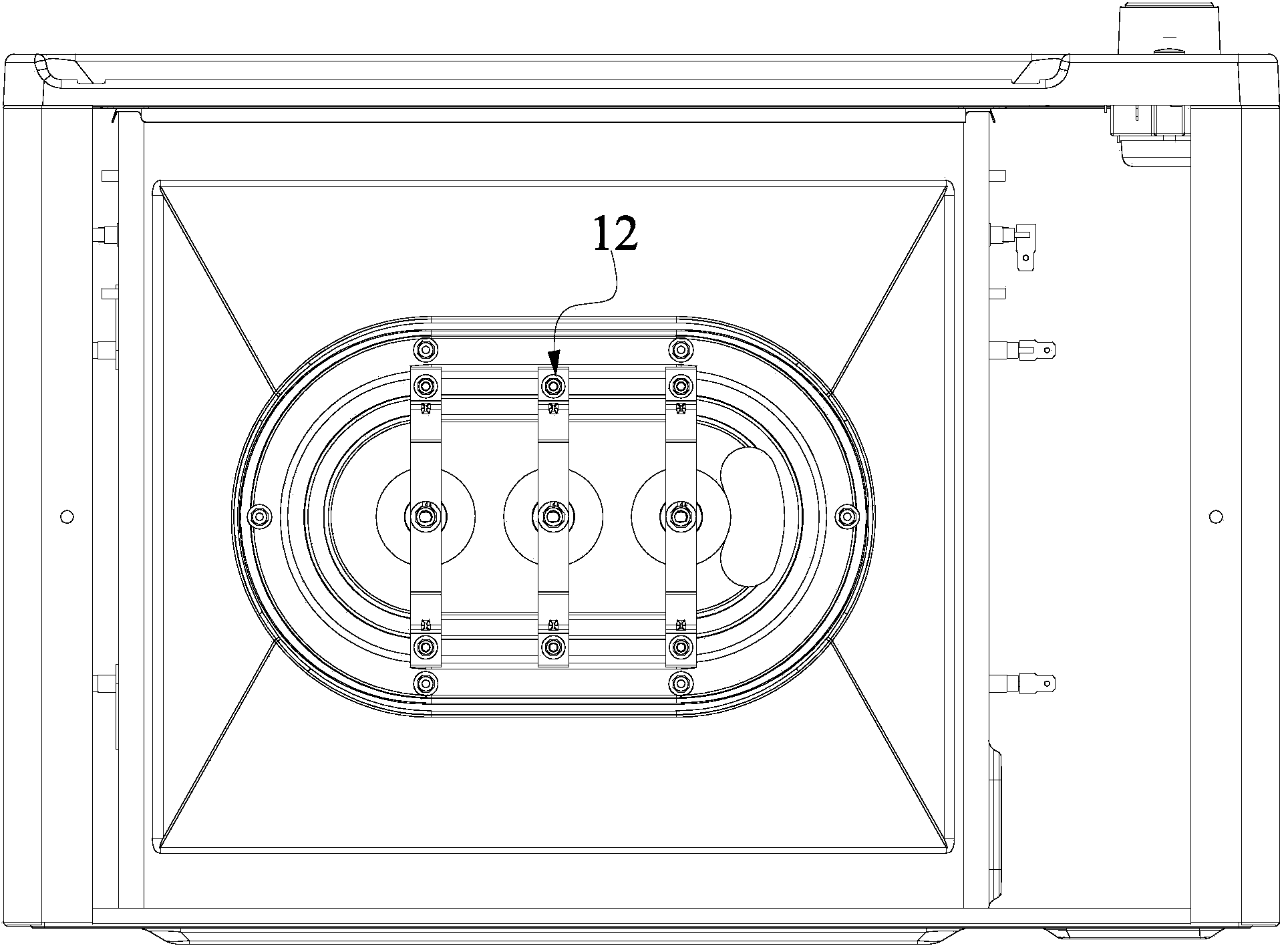 Steaming oven without water tank