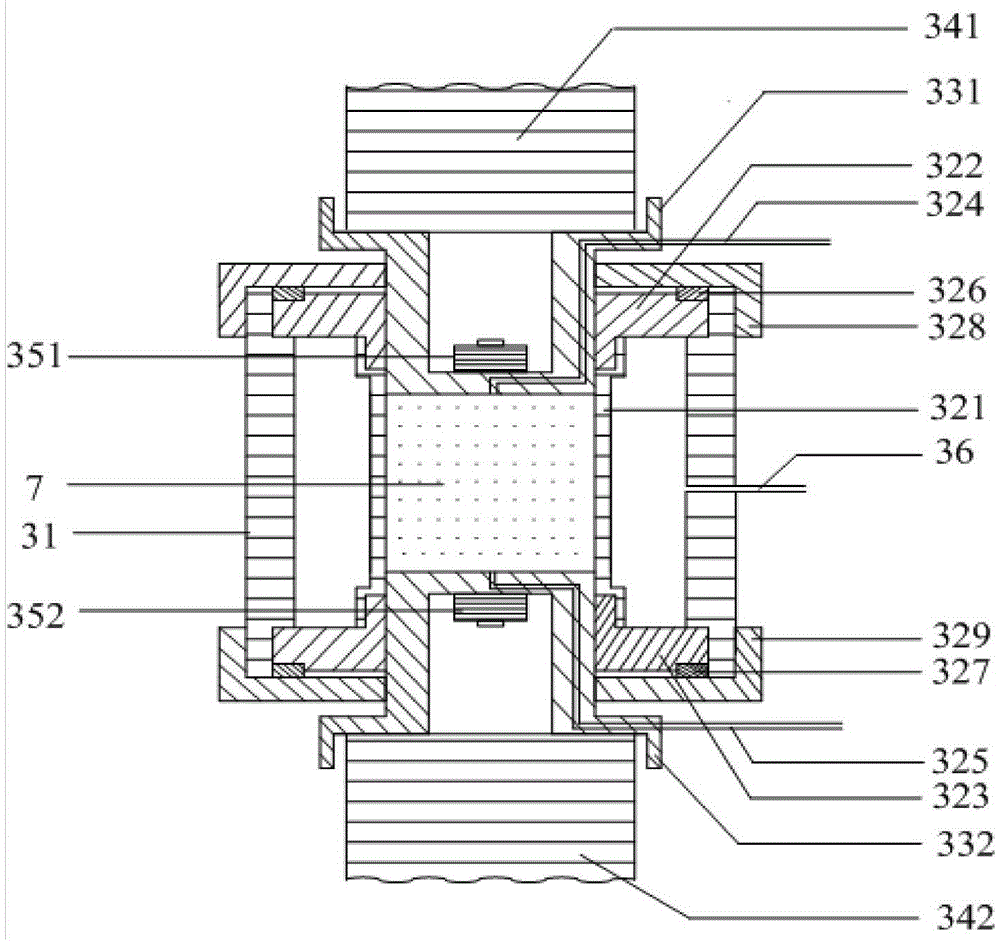 A simulation experiment system for geological storage of carbon dioxide in deep formation environment