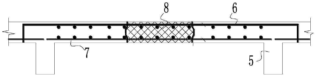 Construction method of integrally poured building room