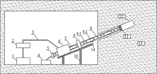 Gas extraction and drilling cooperative drilling and protecting integrated system for soft coal seams and process