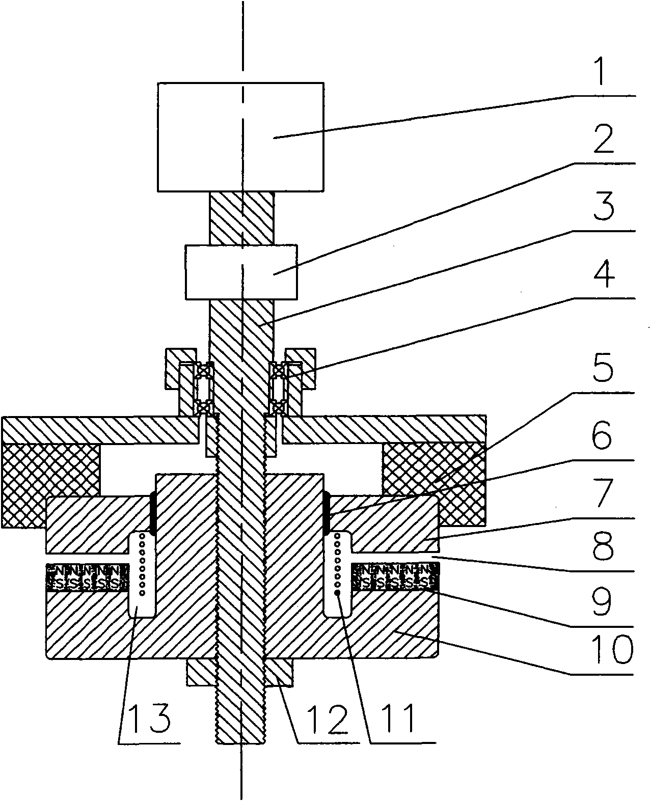 Method and device for testing magnetic viscosity of magnetic liquid