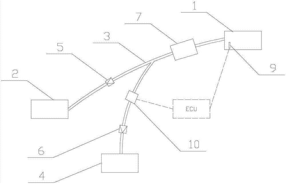 An auxiliary vacuum booster braking device