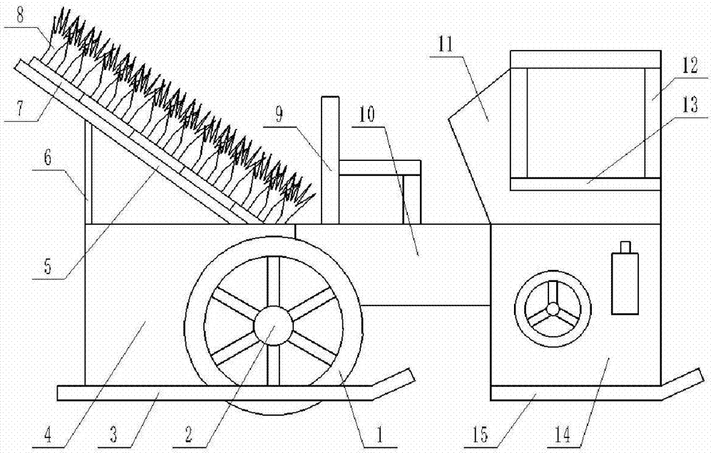 Novel rice seedling planting machine for rice planting