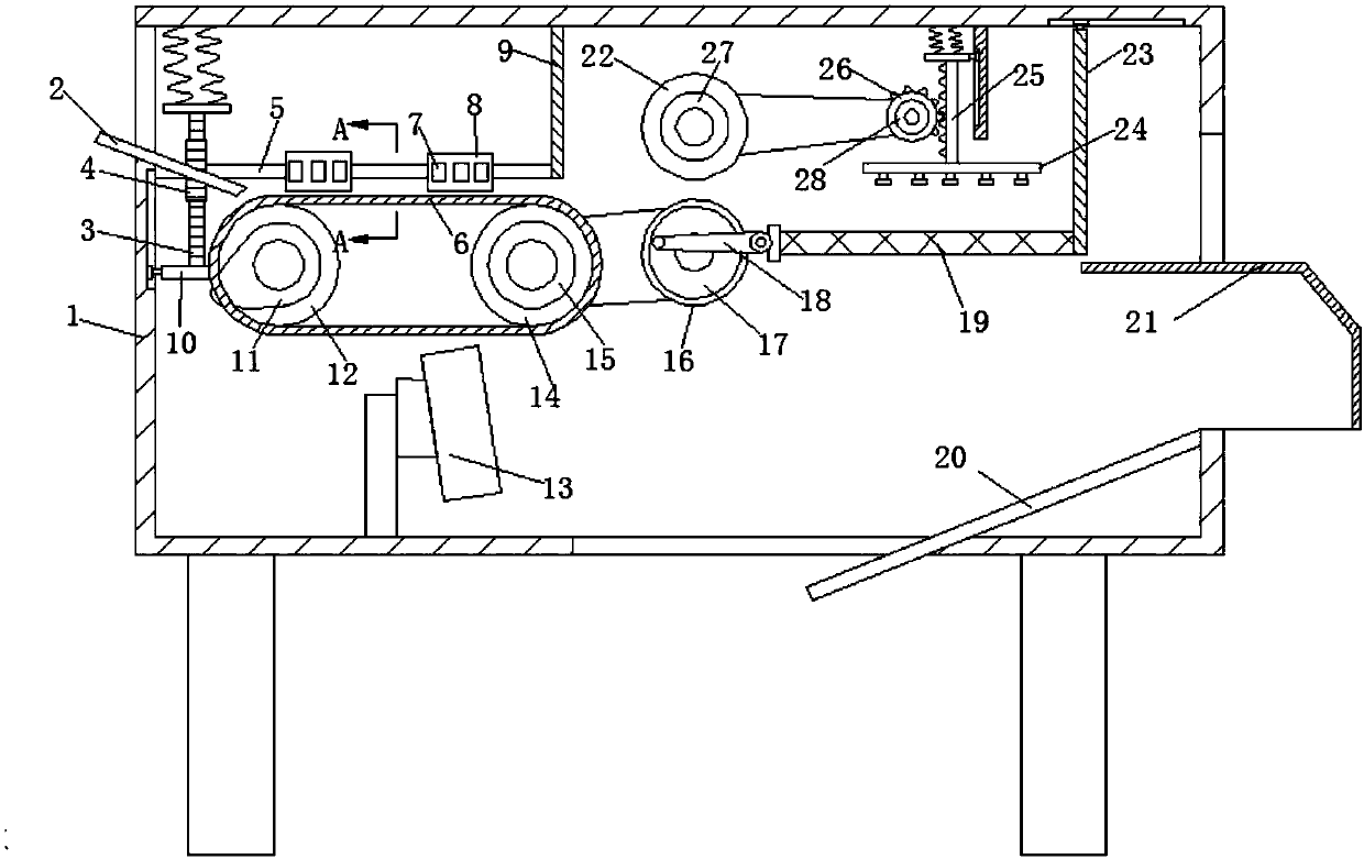 Agricultural mechanical soybean thresher