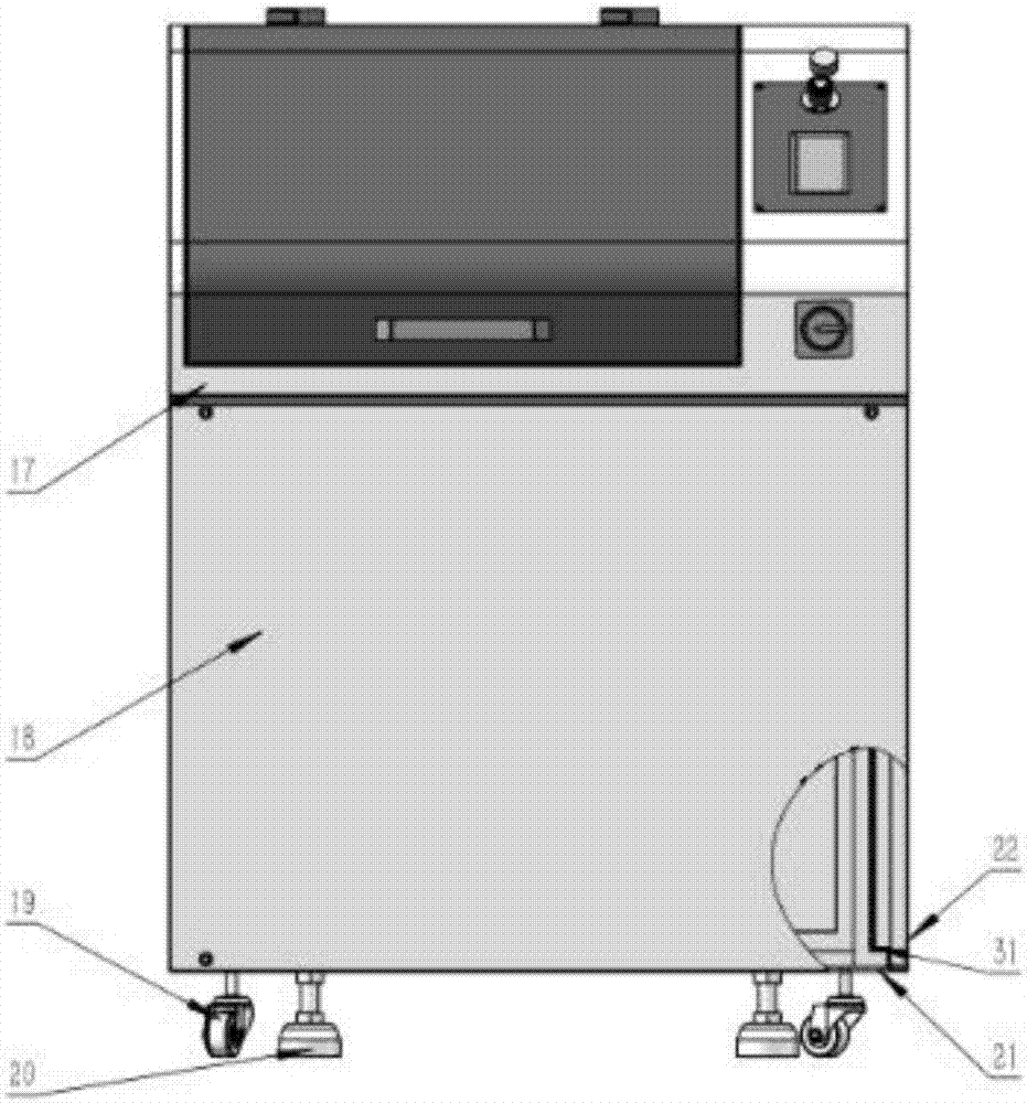 Automatic control and continuous freezing grinding machine