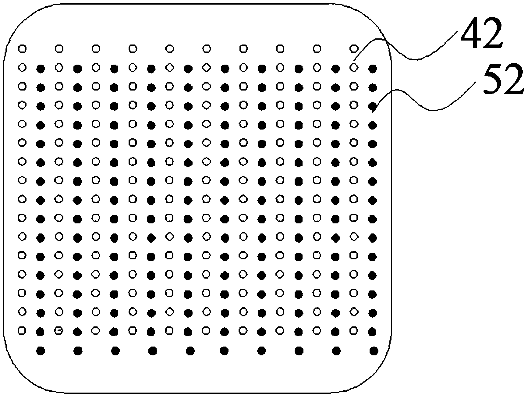 Main-grid-free high-efficiency back contact solar battery module, assembly and preparing process