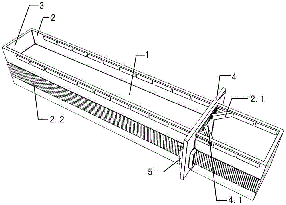 Adjustable concrete lintel casting mold and usage method thereof