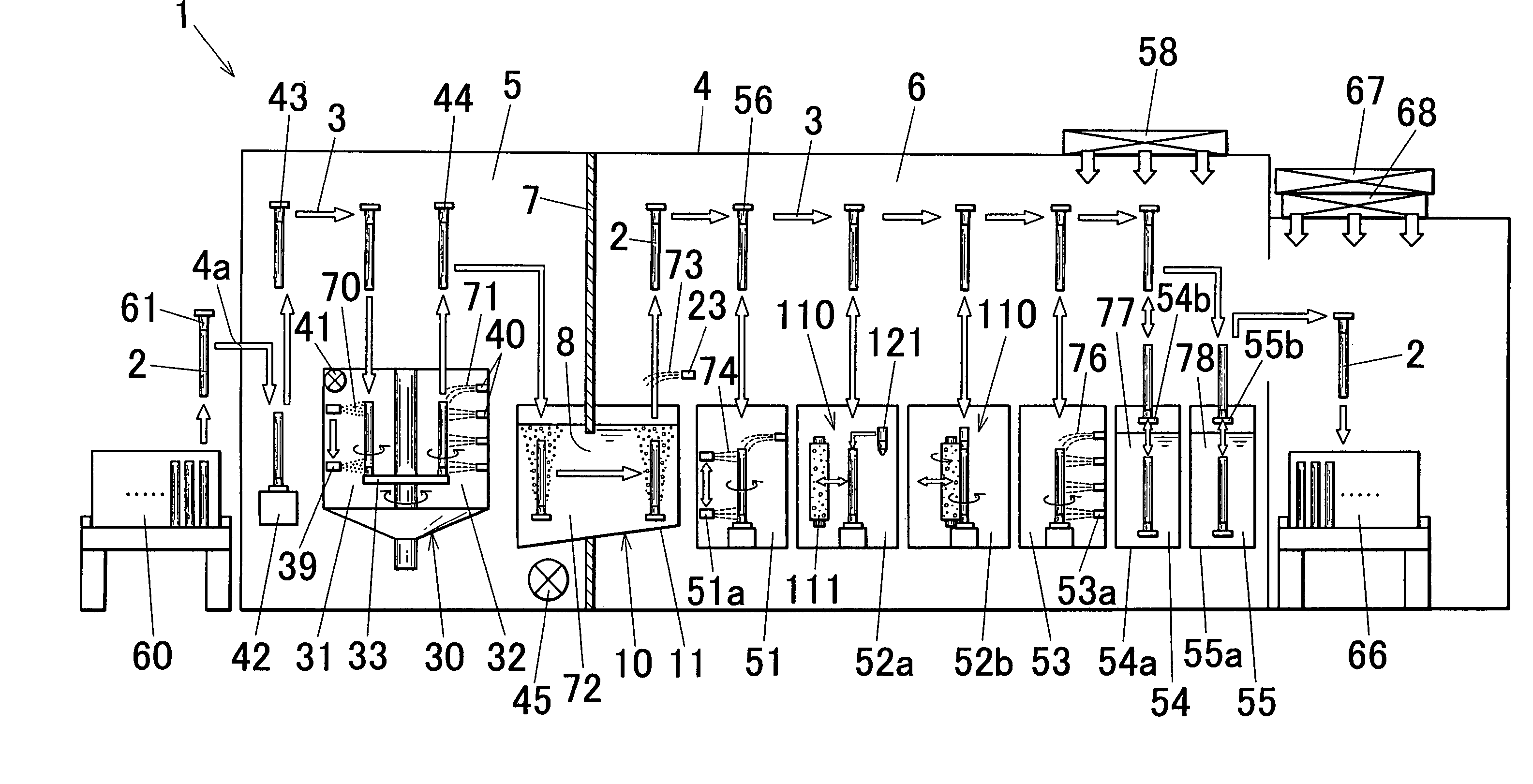 Liquid honing machine and liquid honing method