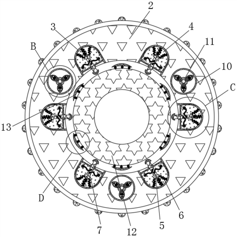 Correcting and derusting device for steel bars of prefabricated members