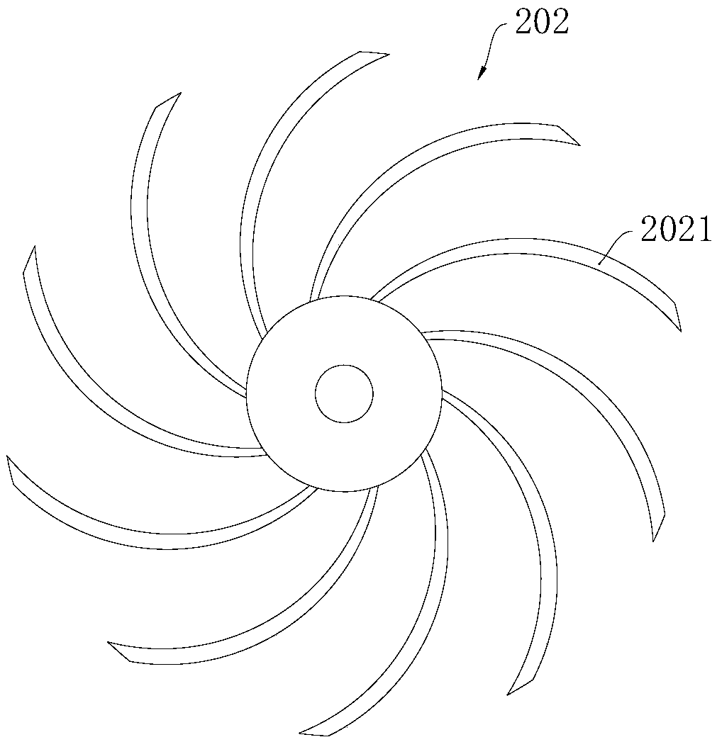 Unpowered ventilation device and tunnel