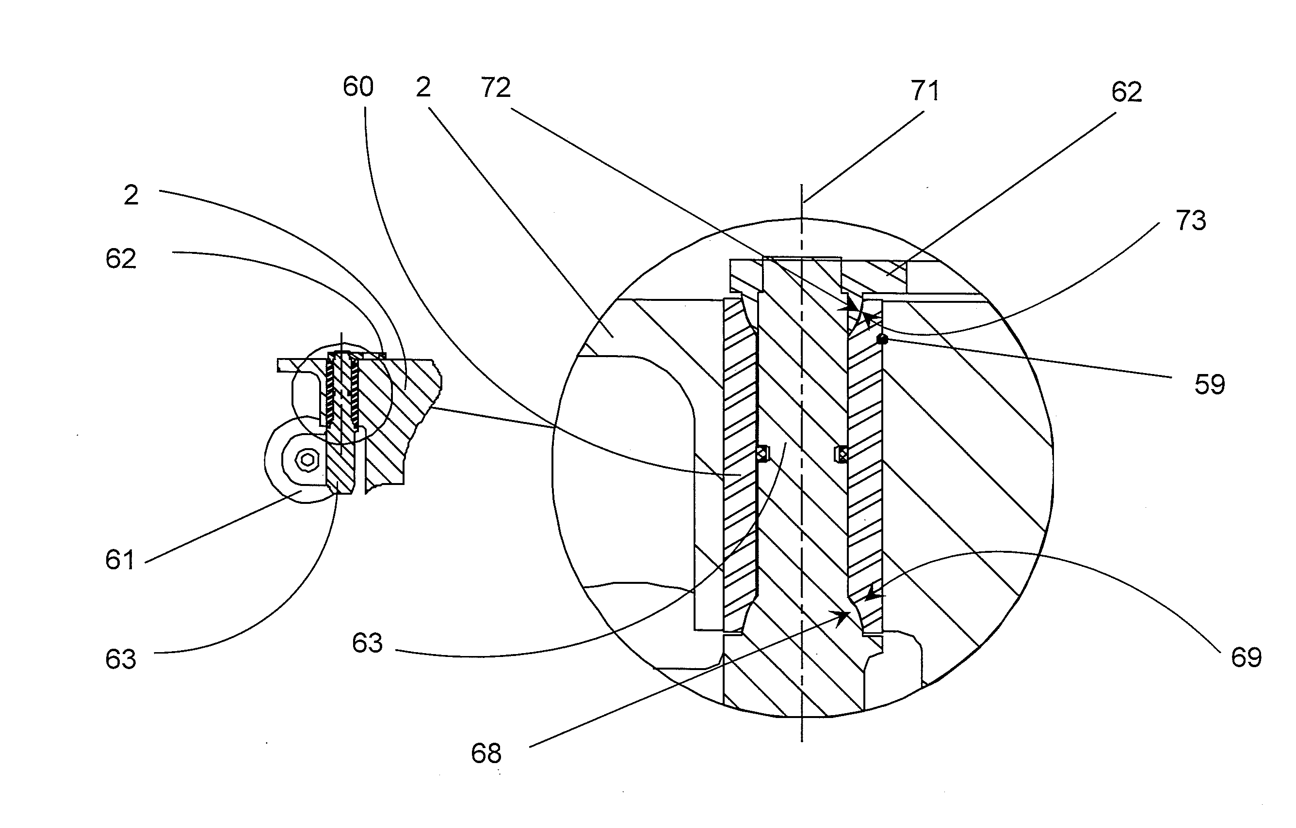 Control shaft seal