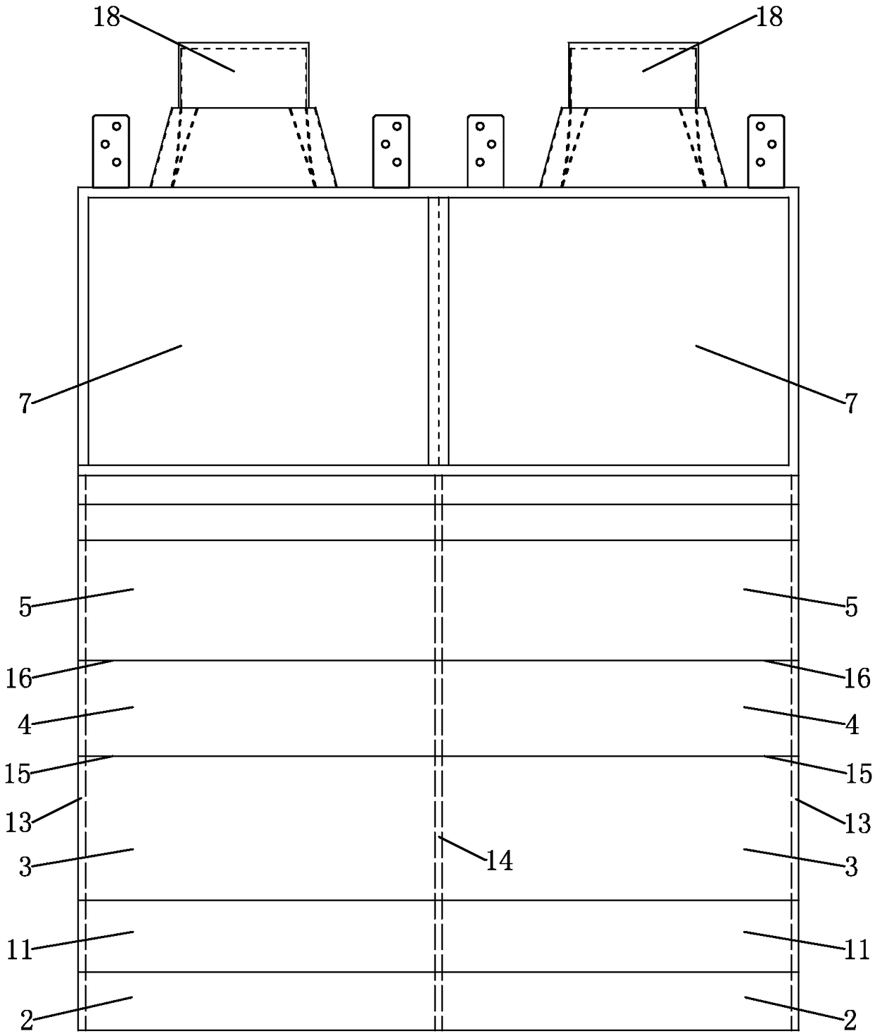 Kitchen ventilator fireproofing cooling system