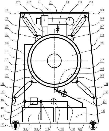 Molybdenum alloy dry cleaning equipment with squirrel-cage motor and flange piston dampers