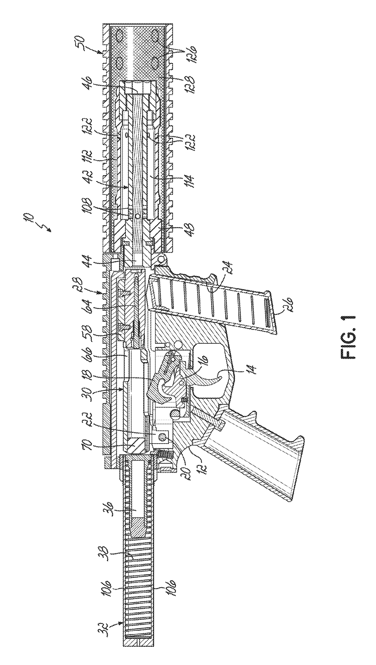 Auto-loading underwater firearm