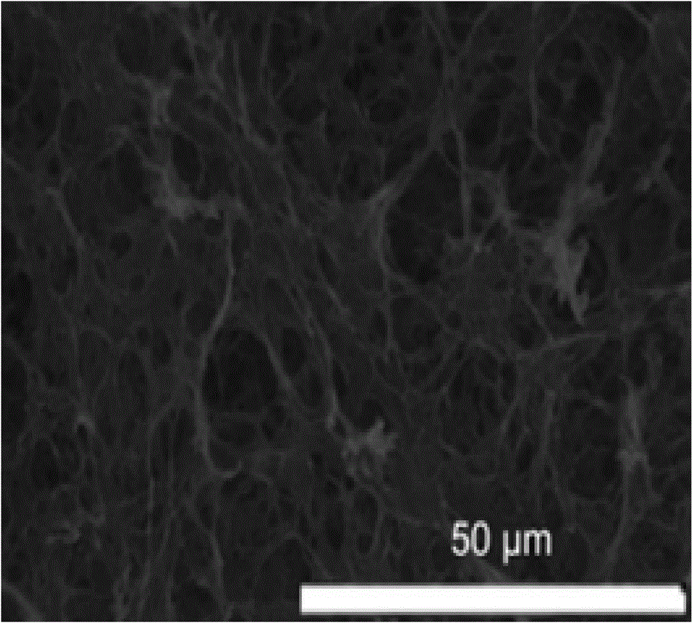 Preparation method of nitrogen-doped graphene for cathode of lithium ion battery