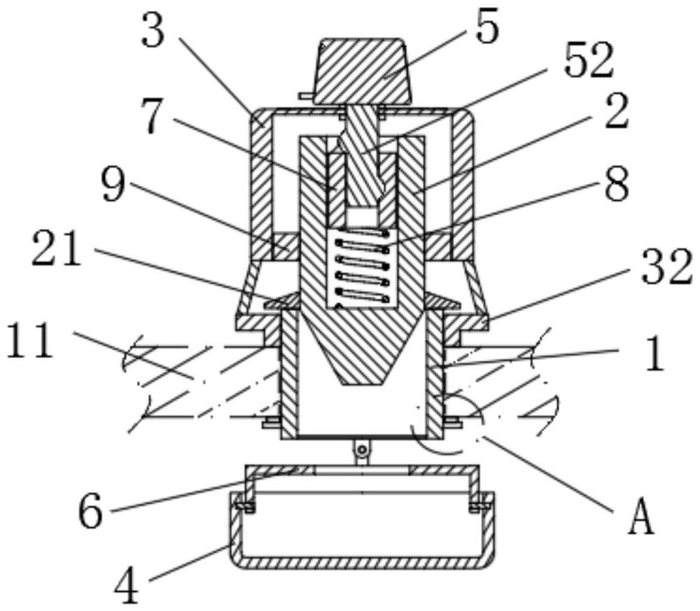 Pressure limiting valve of pressure cooker