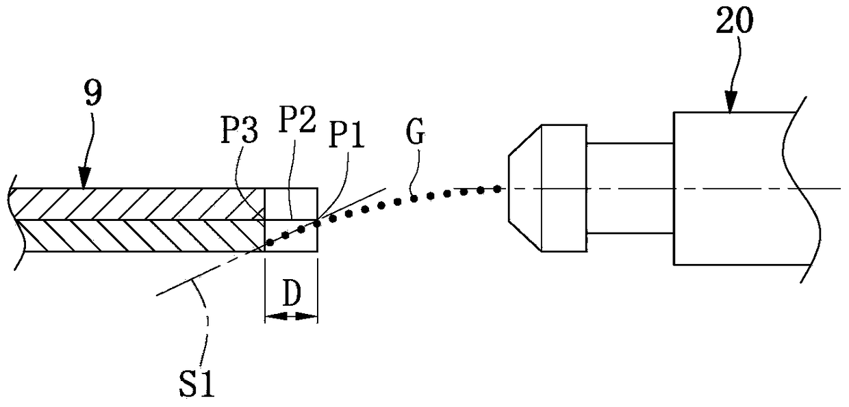 Dispensing mechanism with adjustable dispensing angle