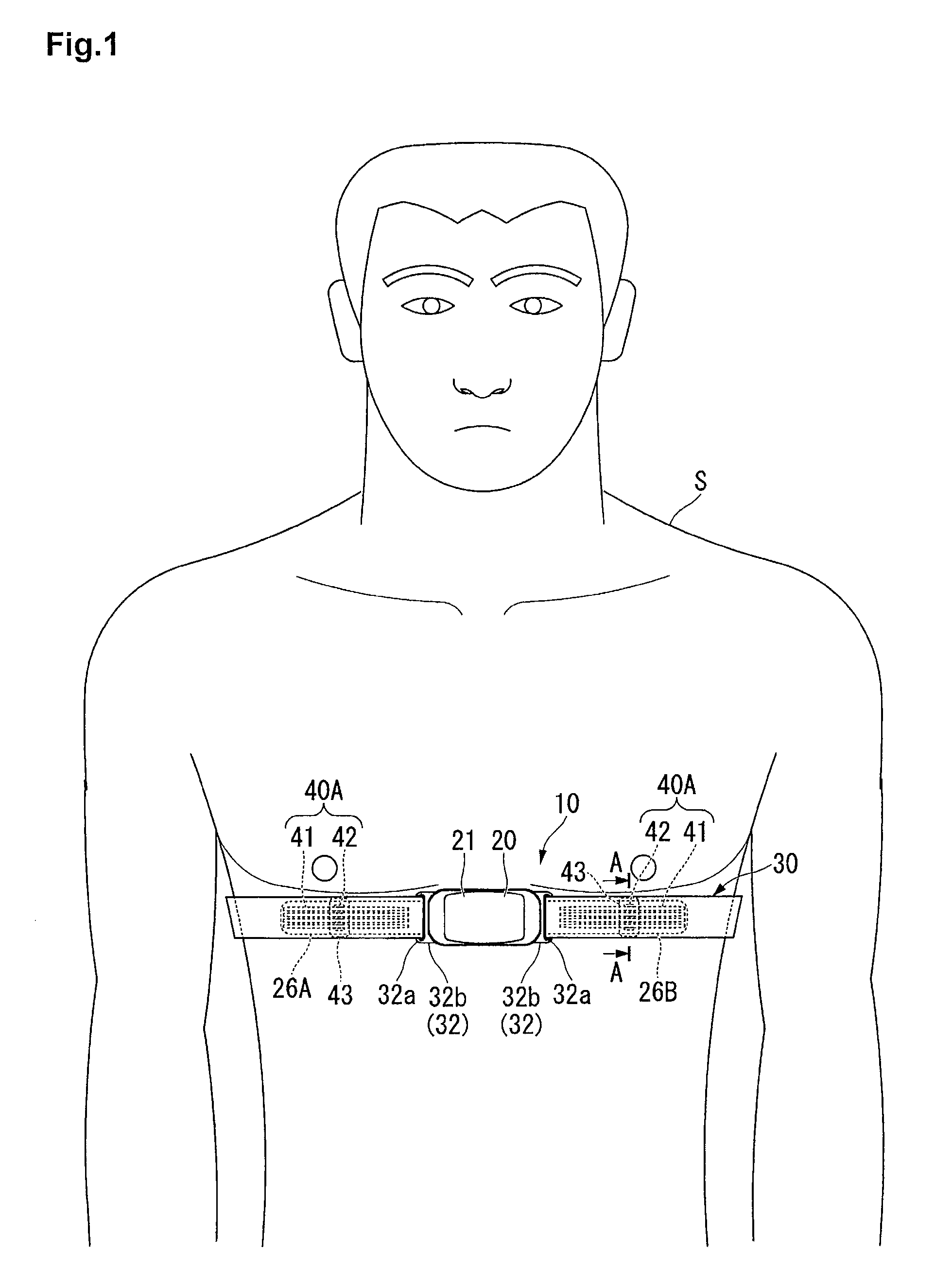 Biological information detecting device