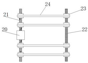 A cooling device for processing aluminum profiles