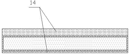 Multi-chip positive packaging structure for embedding basic island by first packaging and second etching, and manufacturing method for multi-chip positive packaging structure