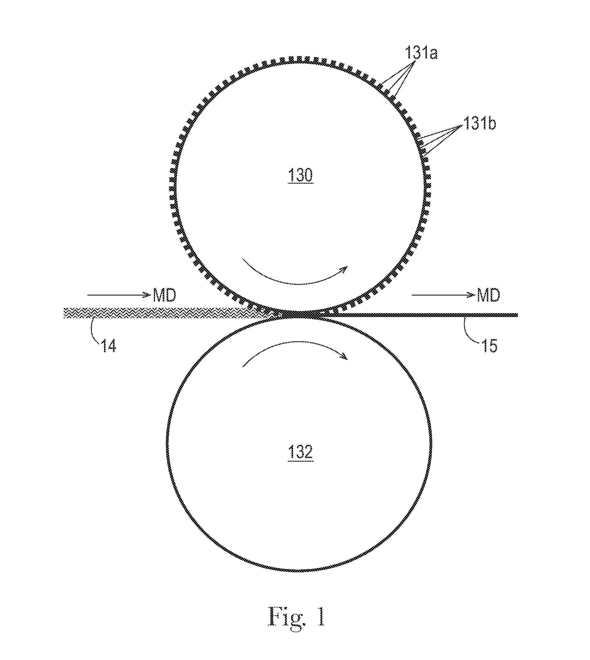 Nonwoven web with improved cut edge quality, and process for imparting