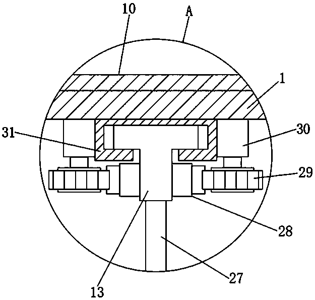 Spinning cloth flushing device