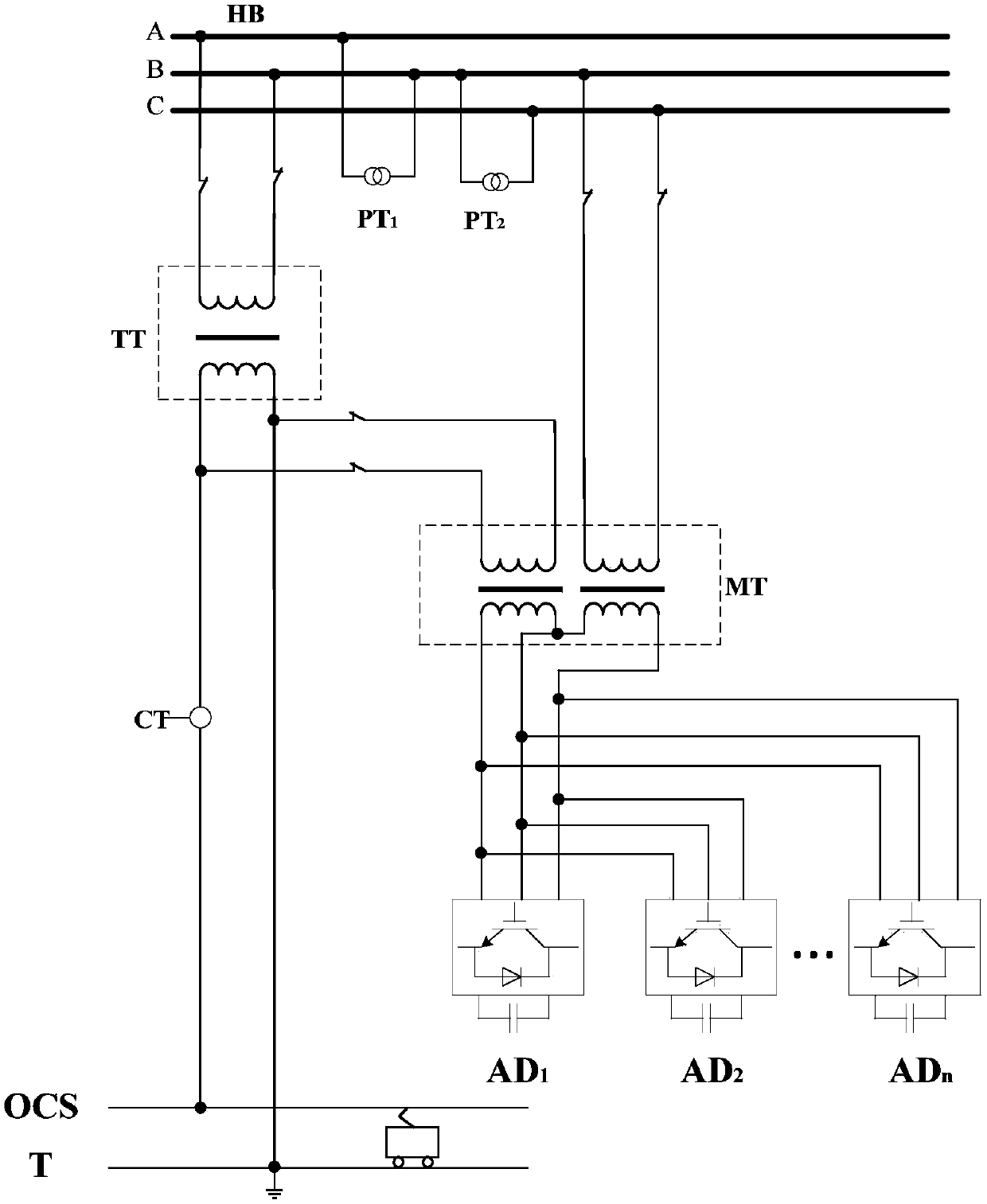 V/V wire-based electrical railway same-phase power supply system