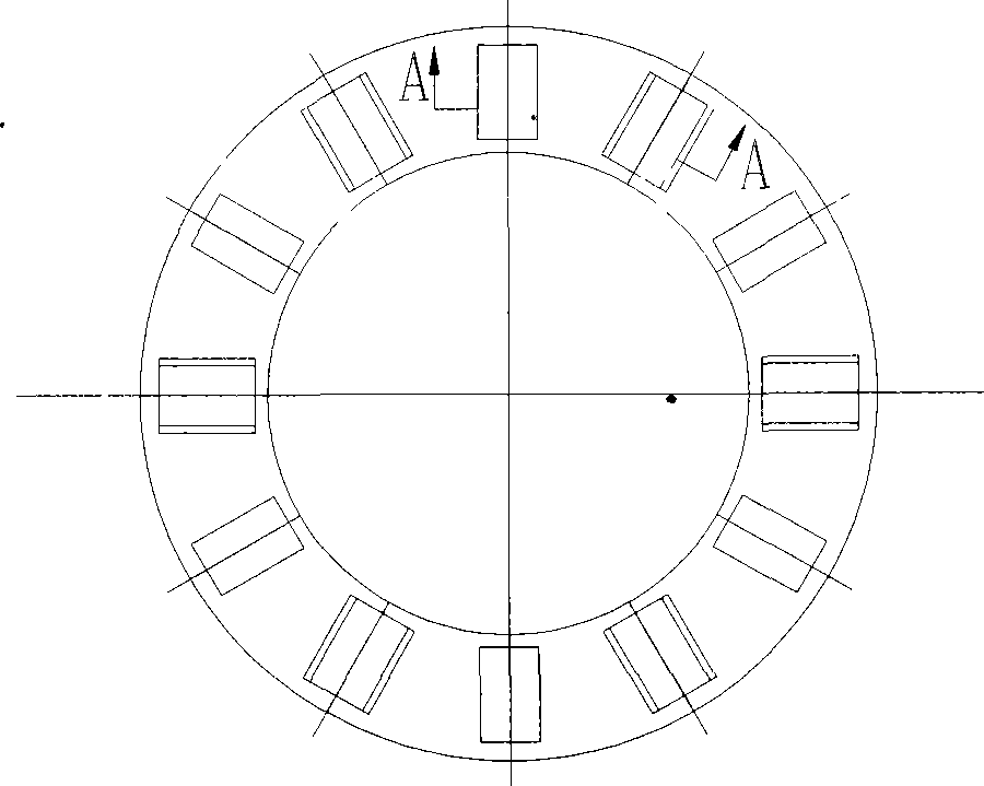 High precision and high rigidity shaft radial combination bearing