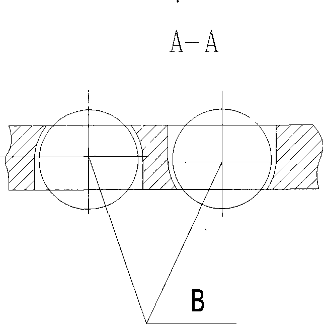 High precision and high rigidity shaft radial combination bearing