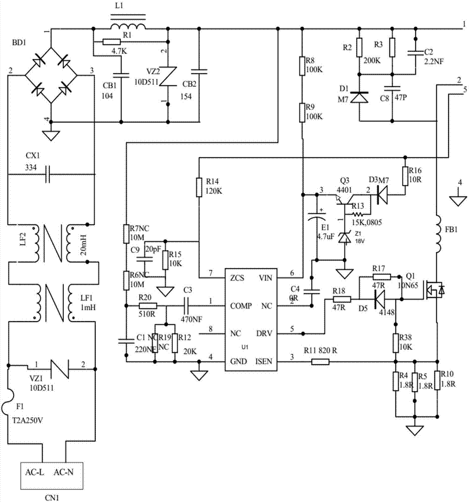 Strobe-free LED dimming circuit