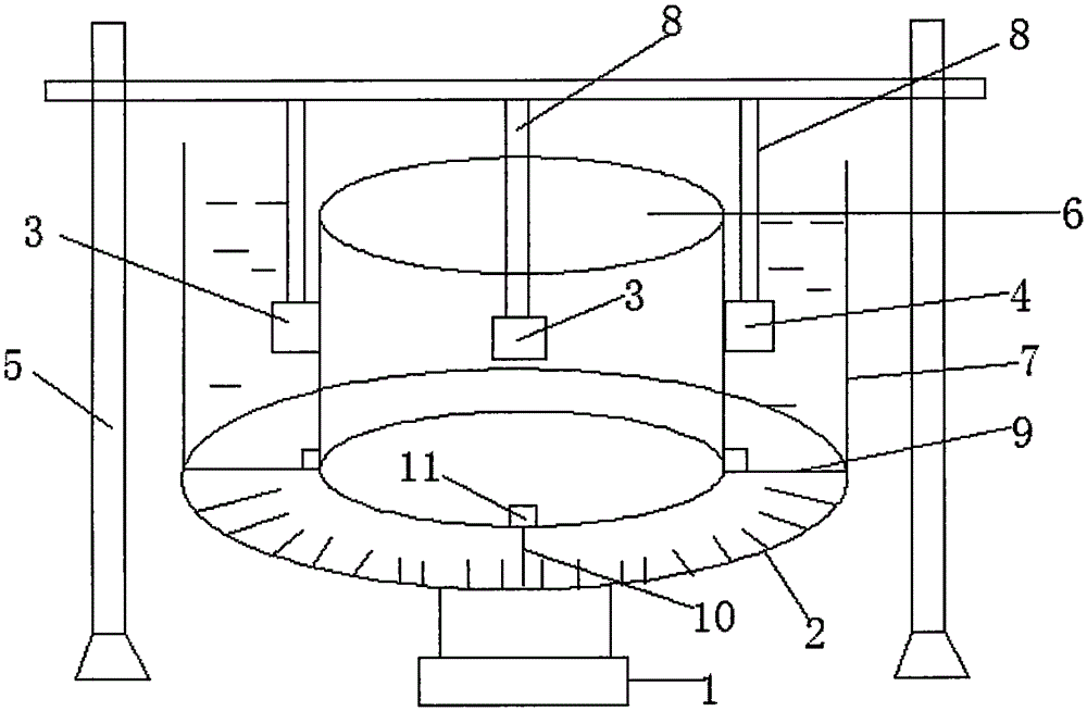 Ultrasonic testing system for defects of monocrystalline silicon sticks