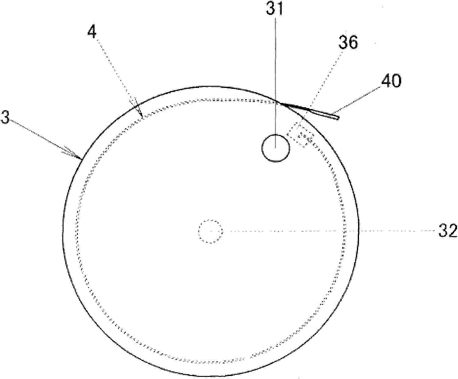 Beads threading machine