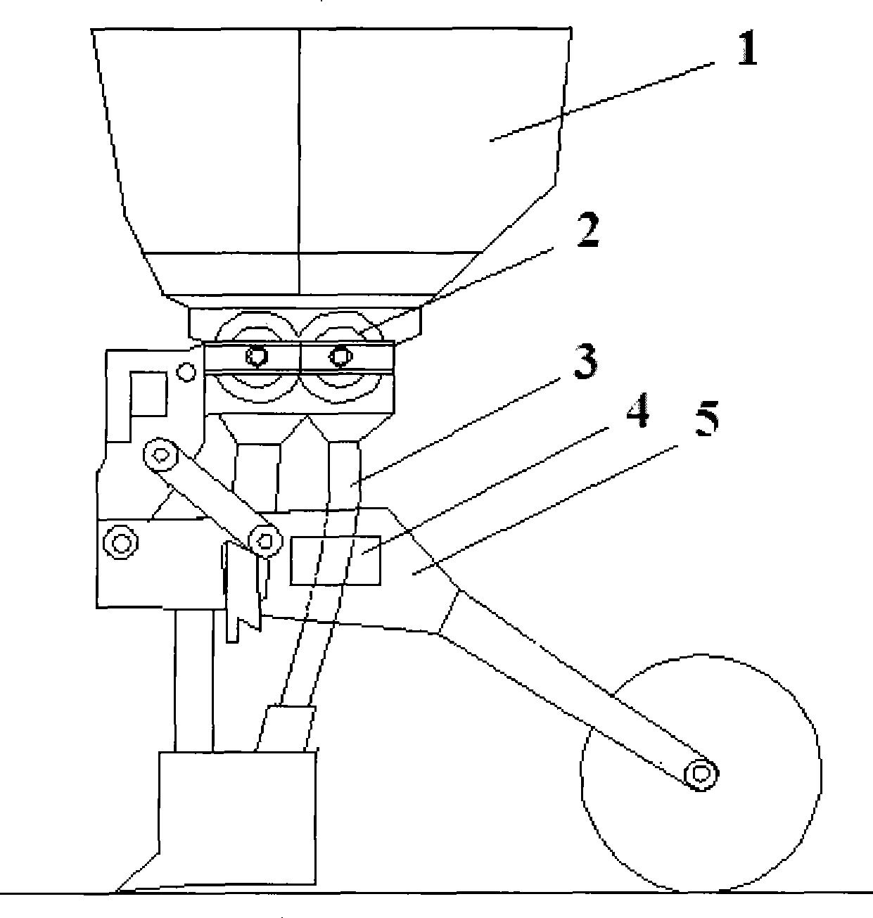 Self-cleaning sowing device and real-time monitoring method thereof