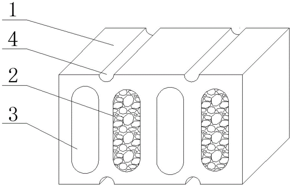 Concrete temperature preservation brick