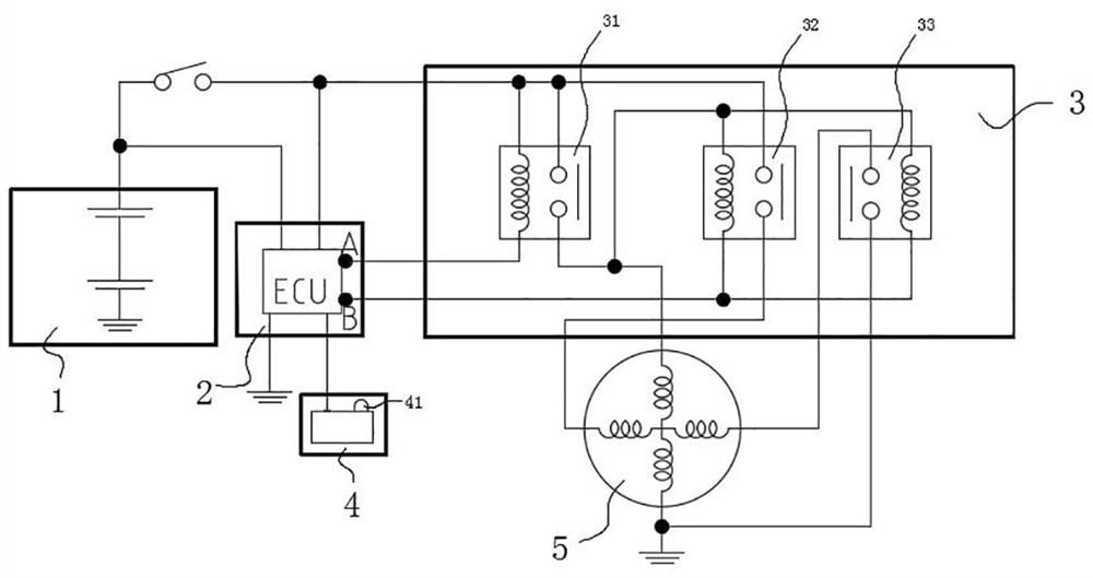 Double-speed fan abnormity diagnosis system and method