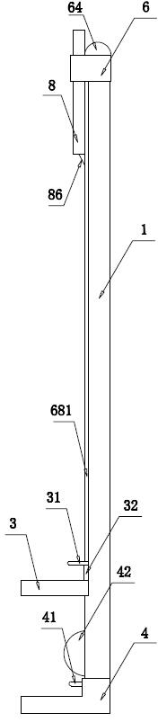 Hot-line work temperature indicating wax sheet pasting device capable of being continuously operated and operation method