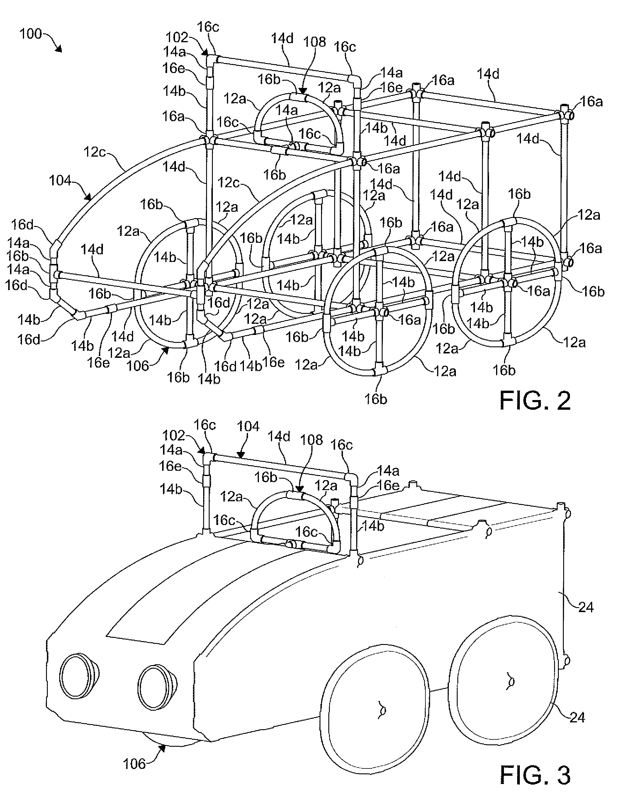 Kit for constructing a play structure