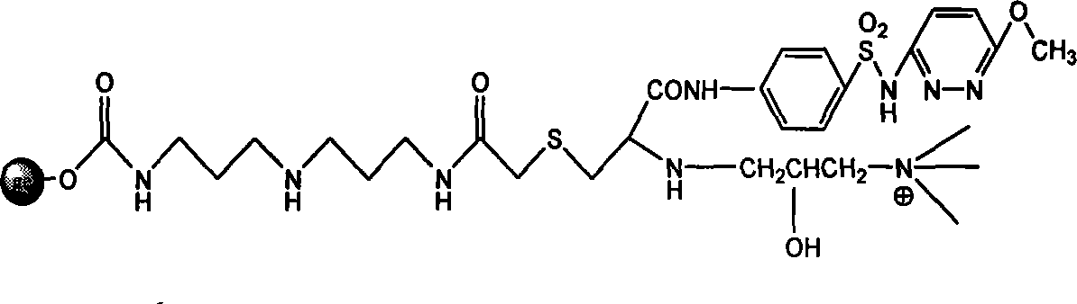 Endotoxin adsorption material for curing endotoxemia