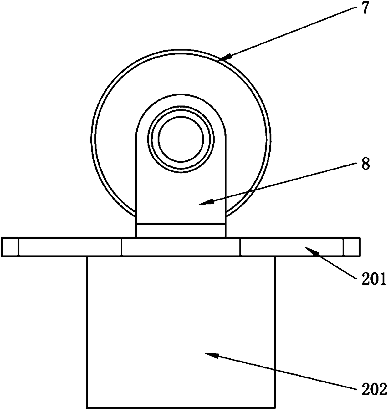 Single-cylinder telescopic boom length sensing device