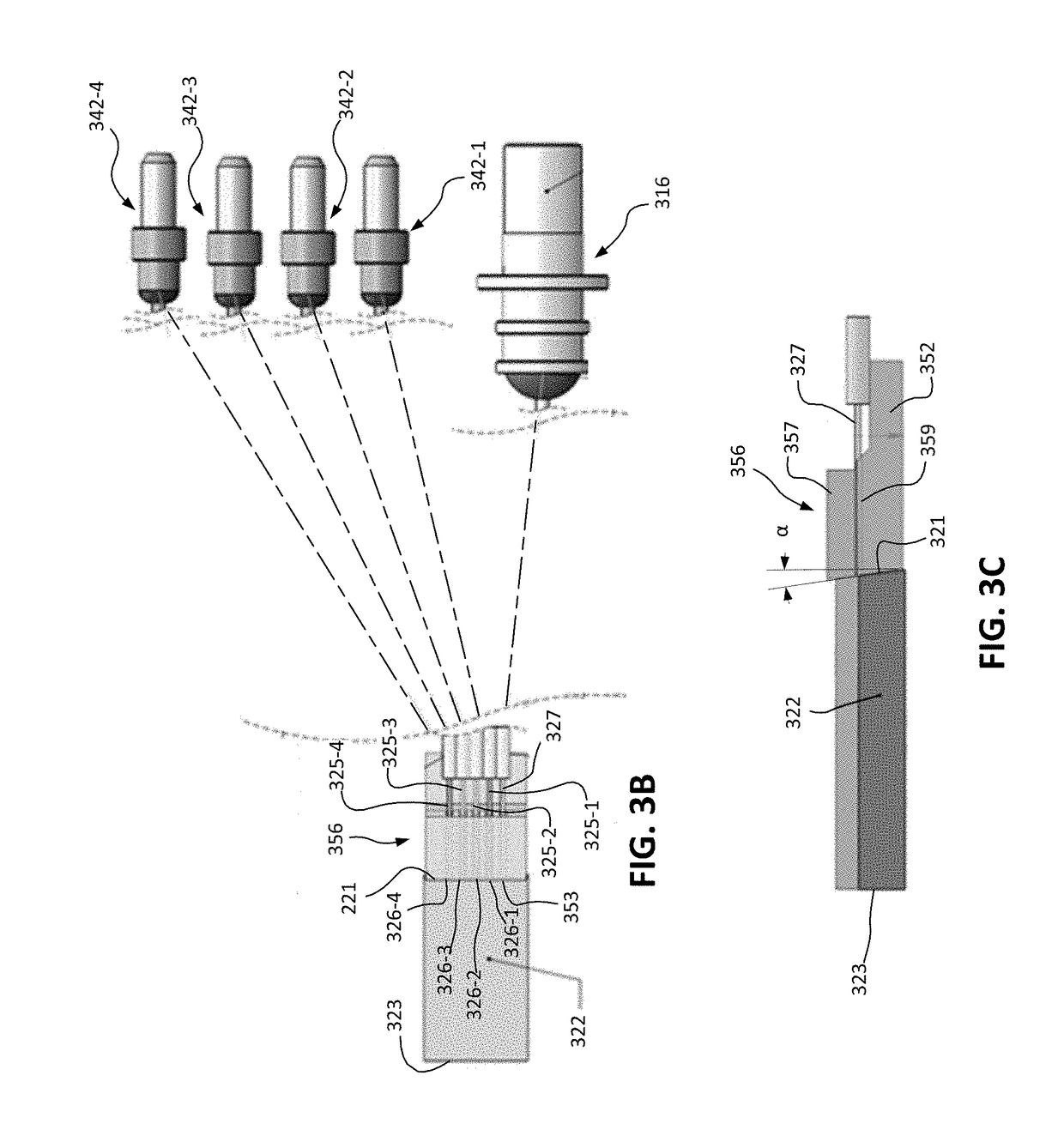 Techniques for indirect optical coupling between an optical input/output port of a subassembly housing and an arrayed waveguide grating (AWG) device disposed within the same