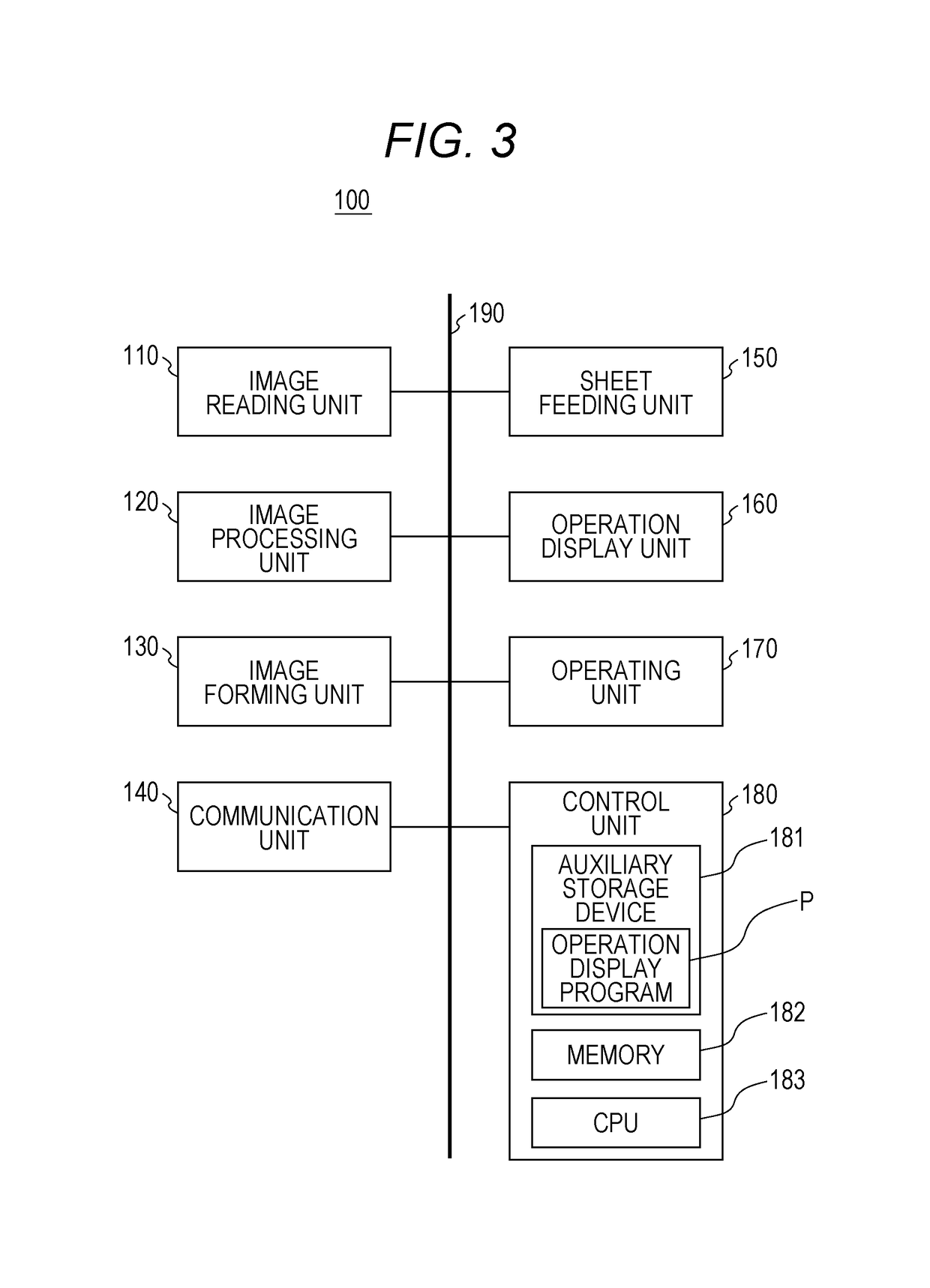 Operation display system, operation display device, and operation display program