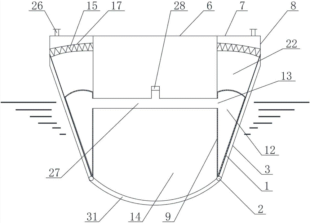 Ship anti-rolling device