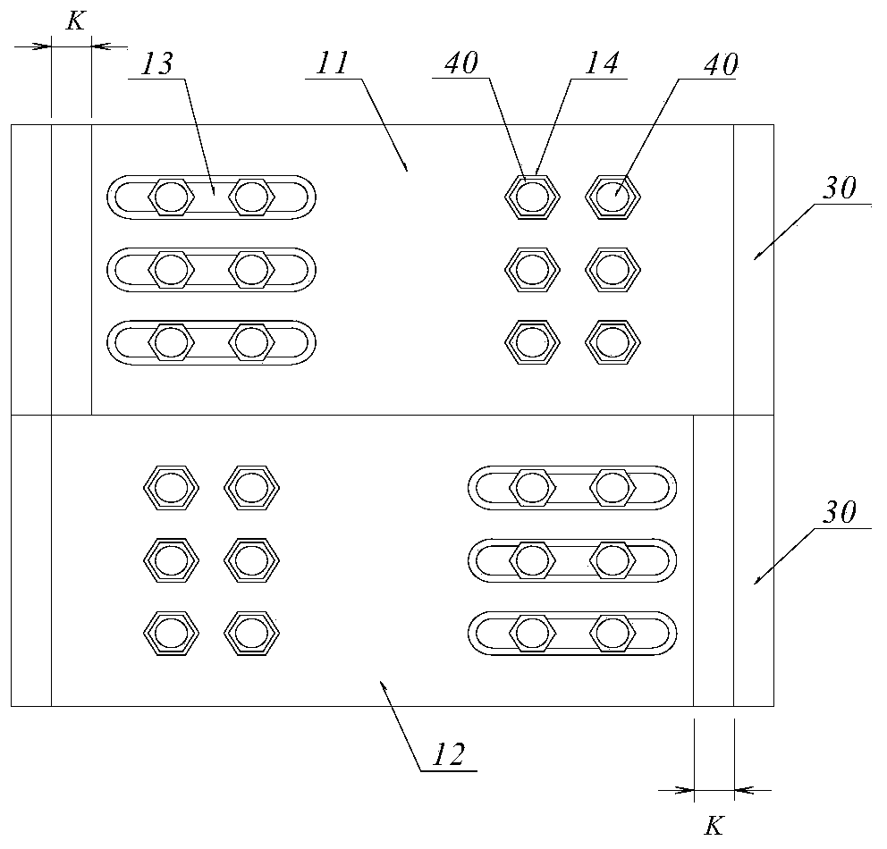 Vibration reduction joint plate for straddle type monorail turnout