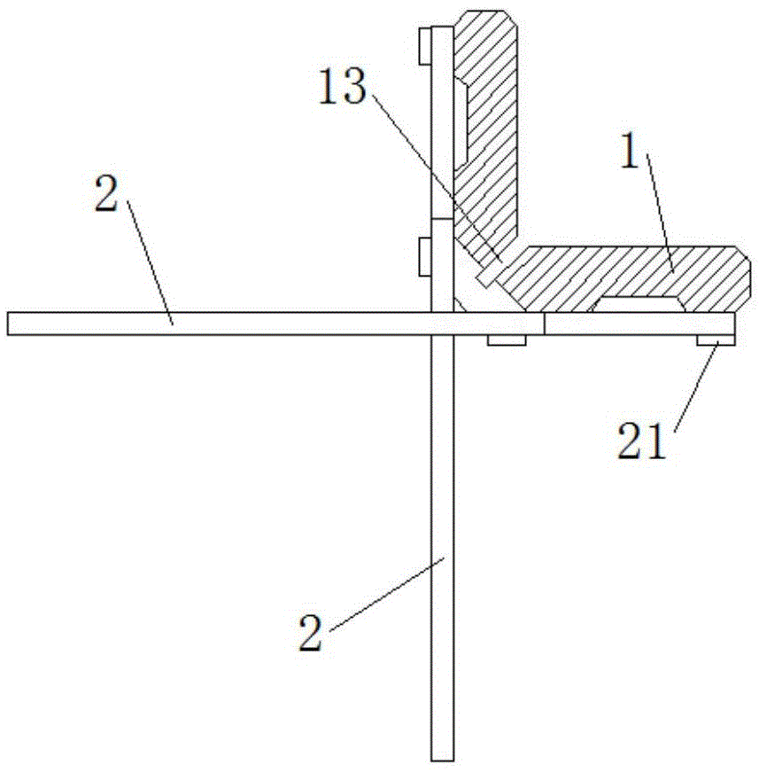 External angle punch rod for wall plastering and its application method