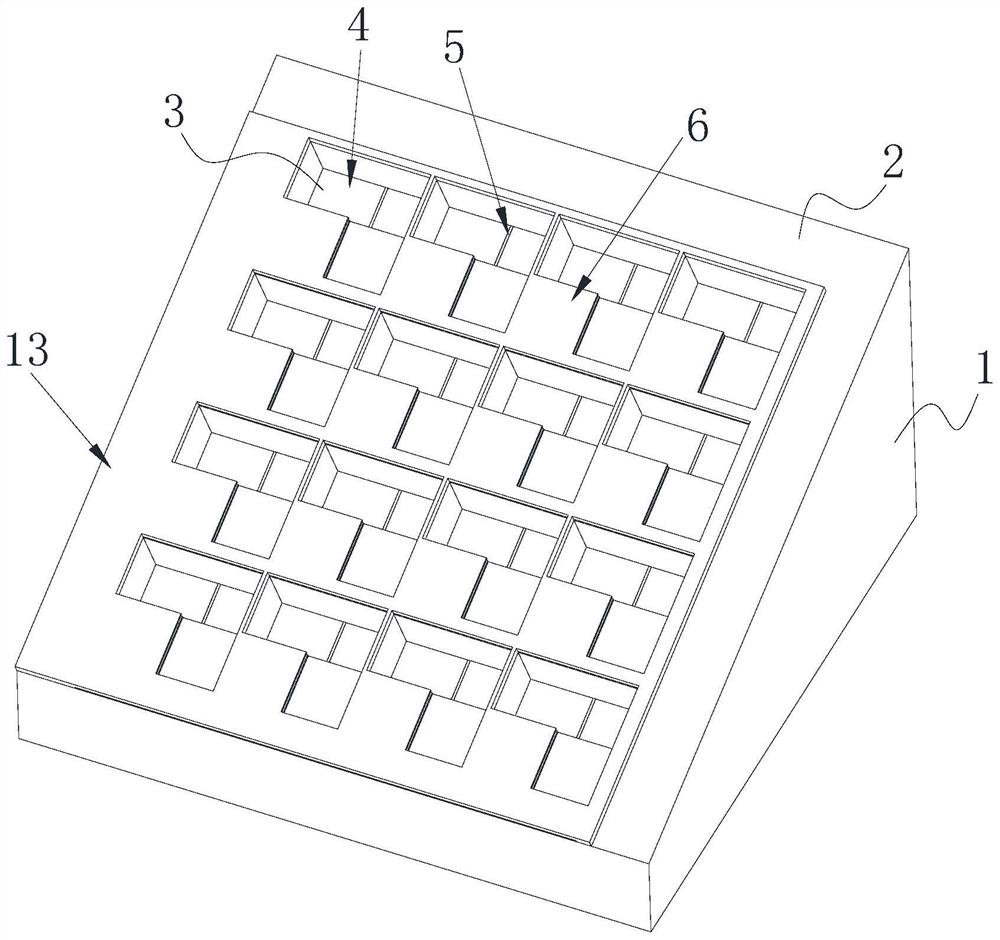 Controllable bidirectional variable porosity composite seawall experimental model