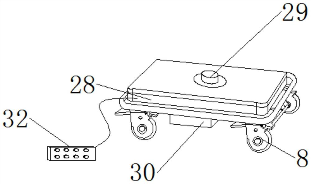 A medical mechanical cart for convenient storage and use of instruments