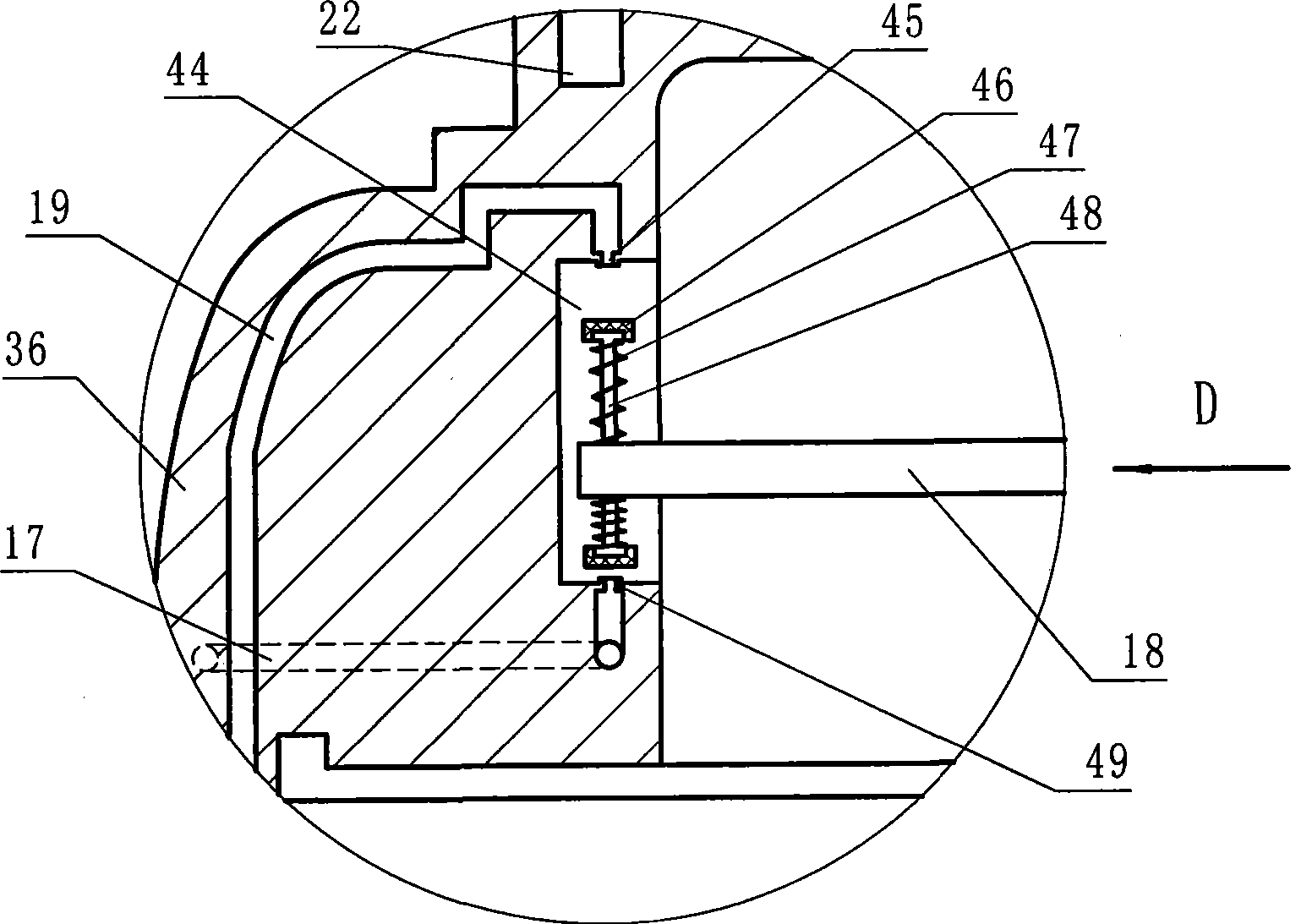 Booster type electric pressure-regulating valve