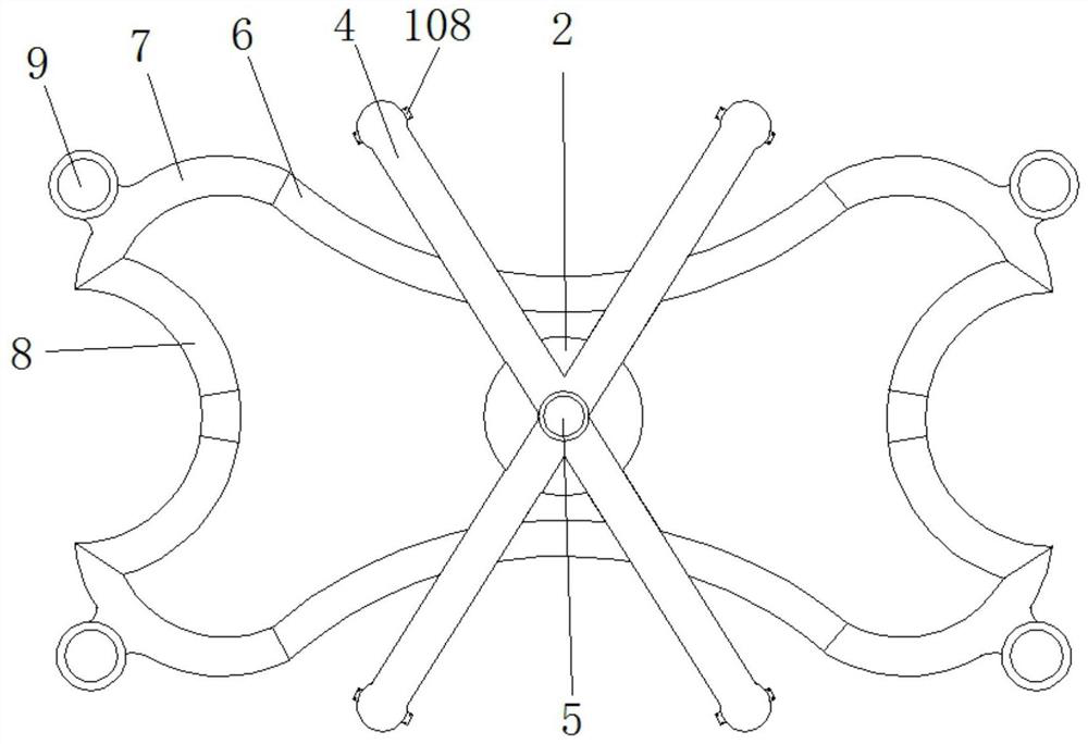 An aluminum alloy welded sub-frame formed by hydraulic tube expansion